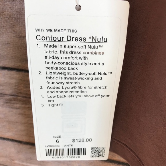 ➕ NWT lululemon contour dress long sleeve antique - Picture 2 of 5